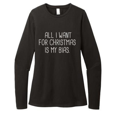 Kpop Bias For Christmas Kpop Fan Korean Merchandise Meaningful Gift Womens CVC Long Sleeve Shirt