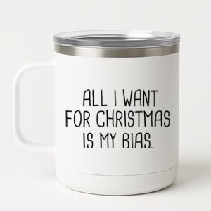 Kpop Bias For Christmas Kpop Fan Korean Merchandise Meaningful Gift 12 oz Stainless Steel Tumbler Cup