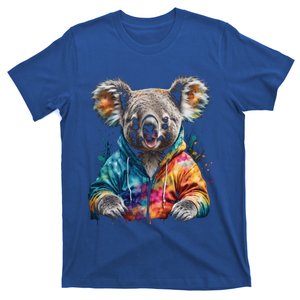 Koala Bear Funny Gift Colorful Funny Animal Art Print Graphic Cool Gift T-Shirt