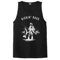 Kickin Bass Fisherman Fishing Fish Funny Outdoors Lake PosiCharge Competitor Tank