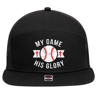 Kids Baseball For N Gifts Christian Baseball 7 Panel Mesh Trucker Snapback Hat