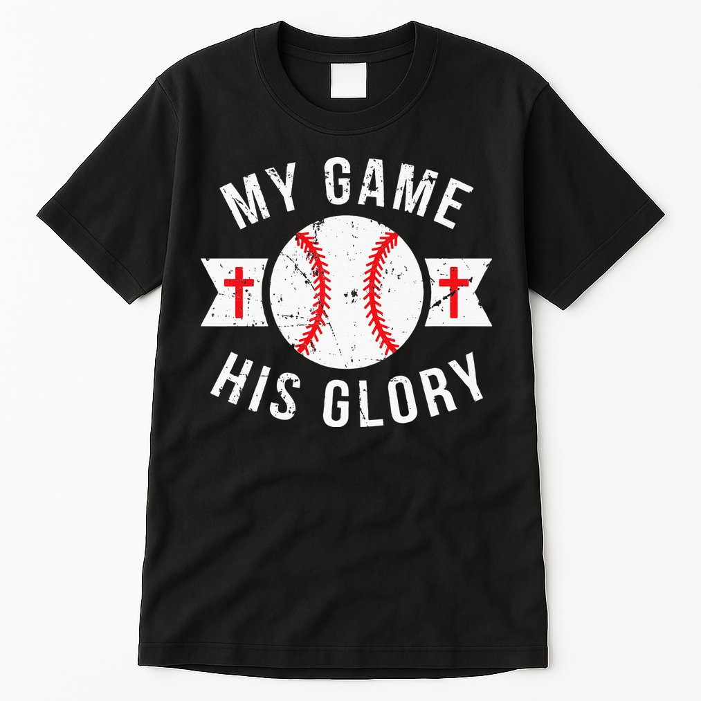 Kids Baseball For N Gifts Christian Baseball Tall T-Shirt