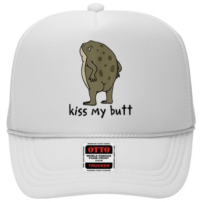 Kiss_My Butt Green Frog Hat