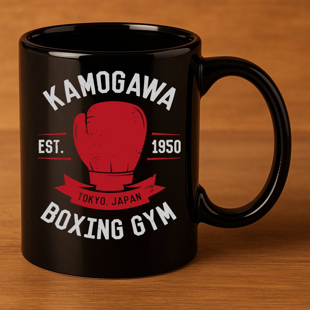 Kamogawa Boxing Gym 11oz C Handle Ceramic Mug