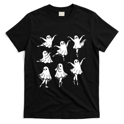 Kute Ballet Ghost Ballet Dancer Unny Halloween T-Shirt