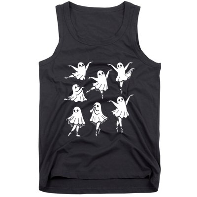 Kute Ballet Ghost Ballet Dancer Unny Halloween Tank Top