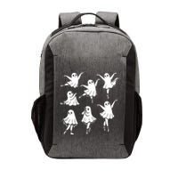 Kute Ballet Ghost Ballet Dancer Unny Halloween Vector Backpack