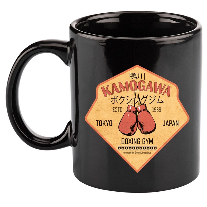 Kamogawa Boxing Gym 11oz C Handle Ceramic Mug