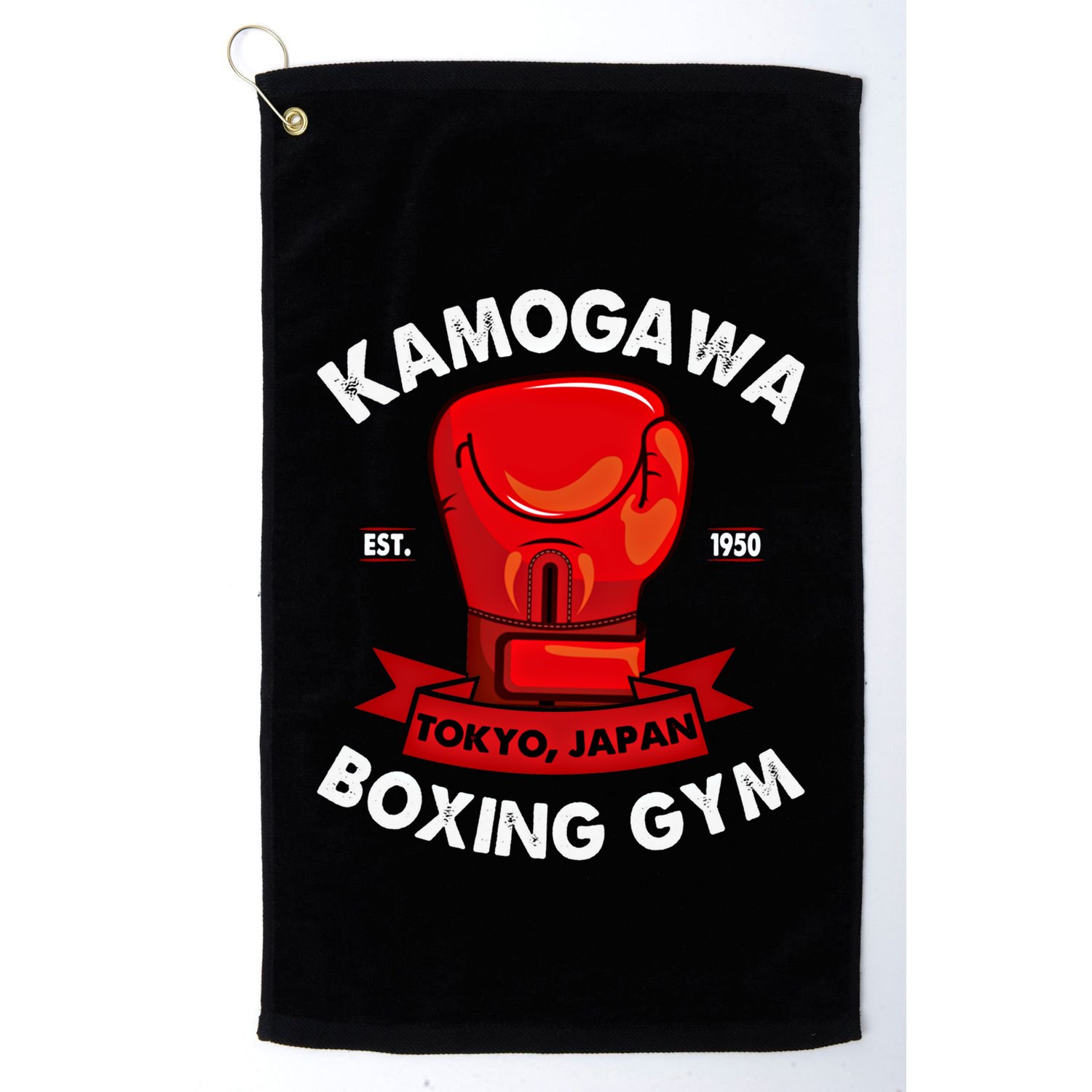 Kbg(Kamogawa) Boxing Gym Tokyo Japan Est 1950 Boxing Gloves Gift Golf Towel