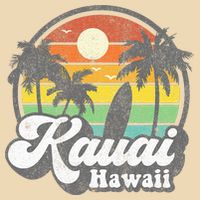 Kauai Beach Hawaii Surf Hawaiian Surfing 70s Zip Tote Bag