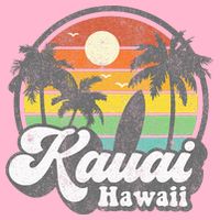 Kauai Beach Hawaii Surf Hawaiian Surfing 70s Toddler T-Shirt