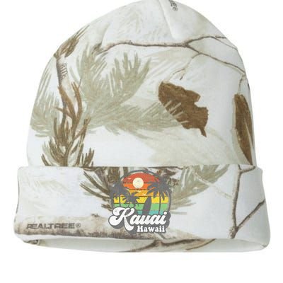 Kauai Beach Hawaii Surf Hawaiian Surfing 70s Kati Licensed 12" Camo Beanie