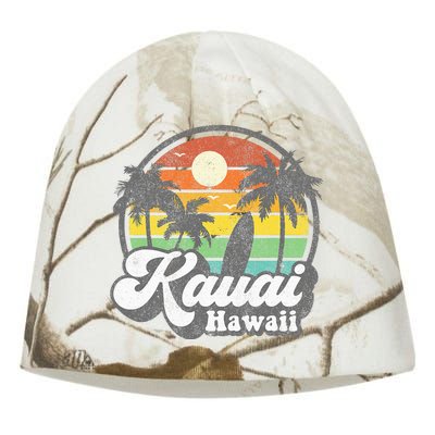 Kauai Beach Hawaii Surf Hawaiian Surfing 70s Kati - Camo Knit Beanie