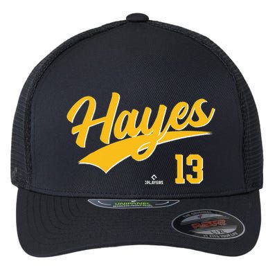 Ke Bryan Hayes 13 Pittsburgh MLBPA Baseball Player Flexfit Unipanel Trucker Cap