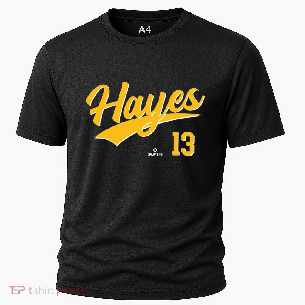 Ke Bryan Hayes 13 Pittsburgh MLBPA Baseball Player Performance Shirt