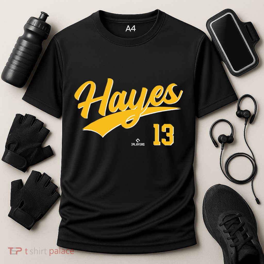 Ke Bryan Hayes 13 Pittsburgh MLBPA Baseball Player Performance Shirt