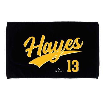 Ke Bryan Hayes 13 Pittsburgh MLBPA Baseball Player Microfiber Hand Towel