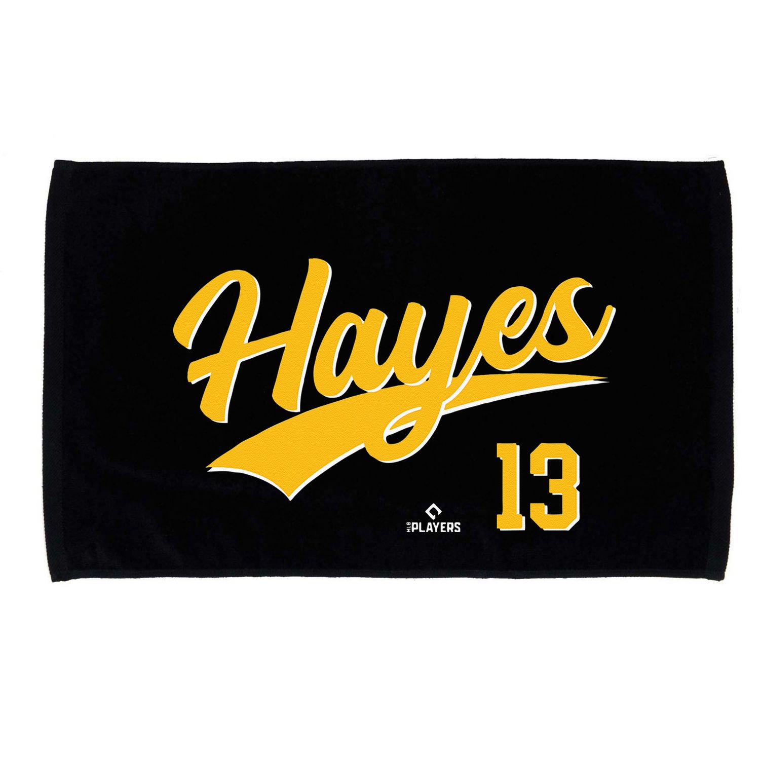 Ke Bryan Hayes 13 Pittsburgh MLBPA Baseball Player Microfiber Hand Towel