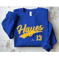 Ke Bryan Hayes 13 Pittsburgh MLBPA Baseball Player Sweatshirt
