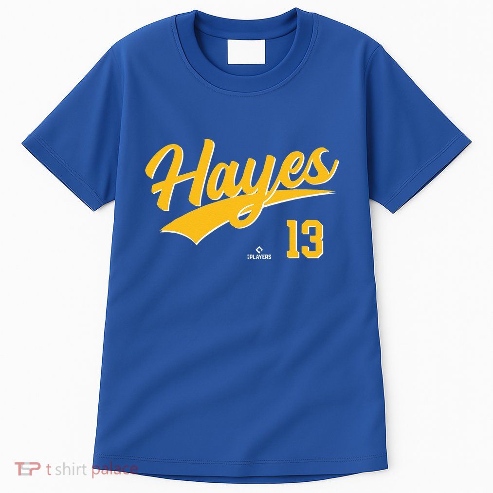 Ke Bryan Hayes 13 Pittsburgh MLBPA Baseball Player Tall T-Shirt