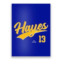 Ke Bryan Hayes 13 Pittsburgh MLBPA Baseball Player Poster
