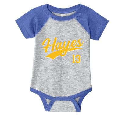 Ke Bryan Hayes 13 Pittsburgh MLBPA Baseball Player Infant Baby Jersey Bodysuit