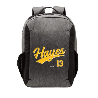Ke Bryan Hayes 13 Pittsburgh MLBPA Baseball Player Vector Backpack