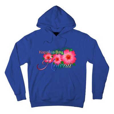 Kapalua Bay Hawaii Tropical Flowers Family Vacation Gift Hoodie