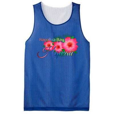 Kapalua Bay Hawaii Tropical Flowers Family Vacation Gift Mesh Reversible Basketball Jersey Tank