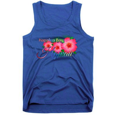 Kapalua Bay Hawaii Tropical Flowers Family Vacation Gift Tank Top