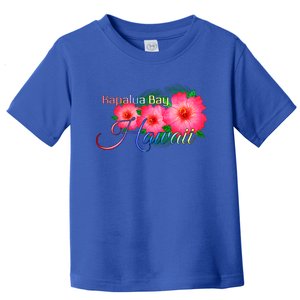 Kapalua Bay Hawaii Tropical Flowers Family Vacation Gift Toddler T-Shirt