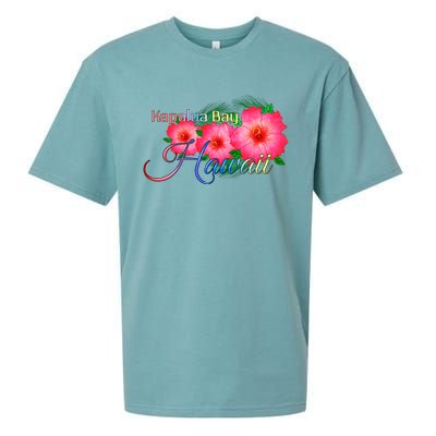 Kapalua Bay Hawaii Tropical Flowers Family Vacation Gift Sueded Cloud Jersey T-Shirt