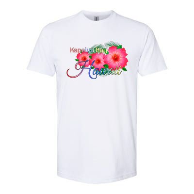 Kapalua Bay Hawaii Tropical Flowers Family Vacation Gift Softstyle CVC T-Shirt