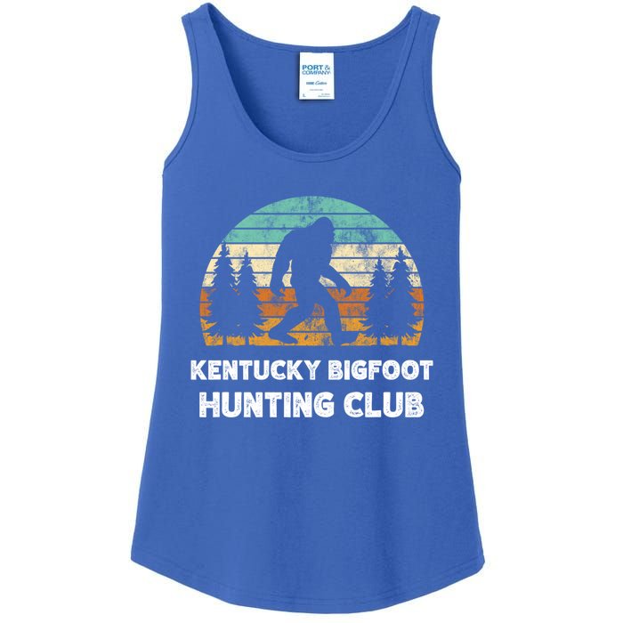 Kentucky Bigfoot Hunting Club Sasquatch Fan Gift Ladies Essential Tank