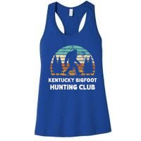 Kentucky Bigfoot Hunting Club Sasquatch Fan Gift Women's Racerback Tank