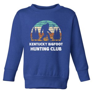 Kentucky Bigfoot Hunting Club Sasquatch Fan Gift Toddler Sweatshirt