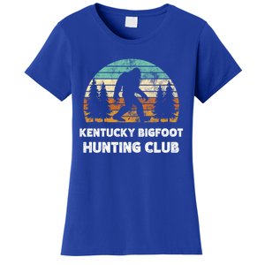 Kentucky Bigfoot Hunting Club Sasquatch Fan Gift Women's T-Shirt