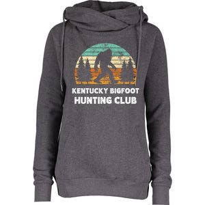 Kentucky Bigfoot Hunting Club Sasquatch Fan Gift Womens Funnel Neck Pullover Hood