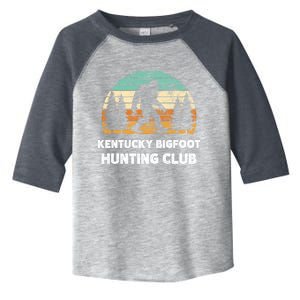 Kentucky Bigfoot Hunting Club Sasquatch Fan Gift Toddler Fine Jersey T-Shirt