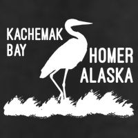 Kachemak Bay Homer Alaska Crane Gift 7 Panel Mesh Trucker Snapback Hat