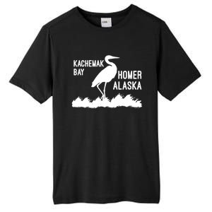 Kachemak Bay Homer Alaska Crane Gift Tall Fusion ChromaSoft Performance T-Shirt