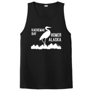 Kachemak Bay Homer Alaska Crane Gift PosiCharge Competitor Tank