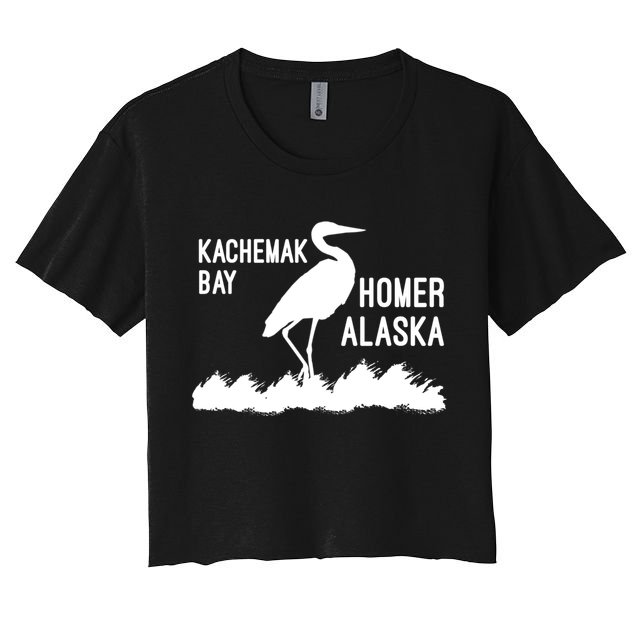 Kachemak Bay Homer Alaska Crane Gift Crop Top