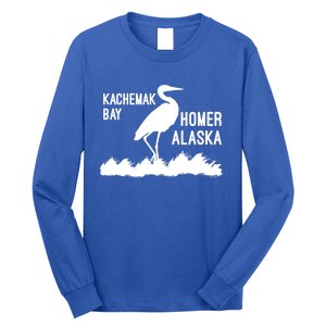 Kachemak Bay Homer Alaska Crane Gift Long Sleeve Shirt