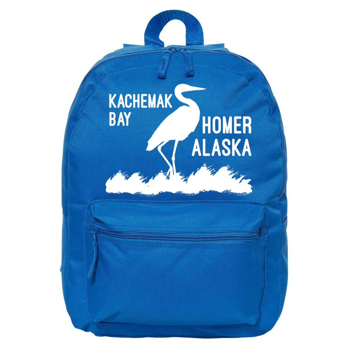 Kachemak Bay Homer Alaska Crane Gift 16 in Basic Backpack