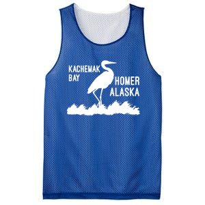 Kachemak Bay Homer Alaska Crane Gift Mesh Reversible Basketball Jersey Tank