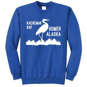 Kachemak Bay Homer Alaska Crane Gift Tall Sweatshirt