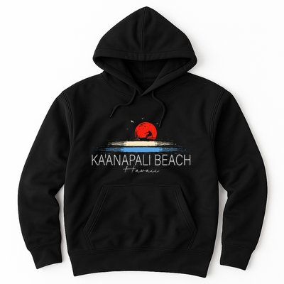 KaAnapali Beach Hawaii Sea Surfing Hoodie