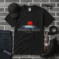 KaAnapali Beach Hawaii Sea Surfing Tall T-Shirt