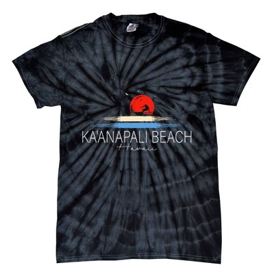 KaAnapali Beach Hawaii Sea Surfing Tie-Dye T-Shirt